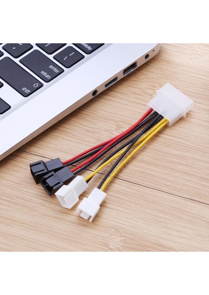 1 Adet 4-Pin Molex 3-Pin Fan Güç Kablosu Adaptör Konnektörü Bilgisayar Soğutma Fanı Kabloları Cpu Pc Bilgisayar Soğutma Aksesuarları (Yurt Dışından)
