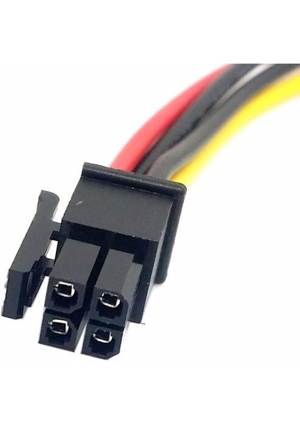 San Gold Atx Molex Mikro Fit Konnektör 4pin Erkek - Erkek Güç Kablosu Kablosu 60CM 2ft (Yurt Dışından)