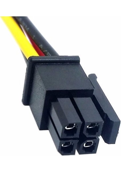 San Gold Atx Molex Mikro Fit Konnektör 4pin Erkek - Erkek Güç Kablosu Kablosu 60CM 2ft (Yurt Dışından)