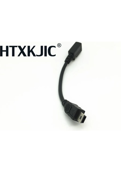 Mini USB USB 2.0 5pin Mikro USB 2.0 5 Pinli Konnektör Kablosu 10CM Erkek Dişi Uzatma Kablosu (Yurt Dışından)