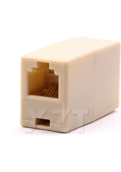 Sıcak Satış 10 Adet/grup RJ11 6 P 4c Telefon Düz Çoğaltıcı, Telefon Uzatma Kablosu Marangoz Adaptör Konnektörü (Yurt Dışından) fırsatları