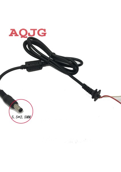 Dc 5.5x2.5mm/5.5*2.5mm Güç Kablosu Lenovo Toshiba Acer Dizüstü Bilgisayar Güç Adaptörü Kaynağı Şarj Cihazı Dc Jak Kablosu Kablosu Siyah (Yurt Dışından)