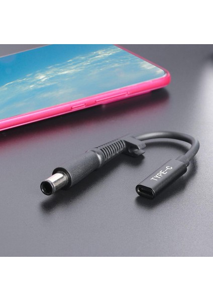 Dc Jak Şarj Adaptörü Seti Dönüştürücü Ev Bilgisayar Pd USB C Dişi 7.4x5.0mm Hp Dizüstü Bilgisayar Için Aksesuarlar (Yurt Dışından)
