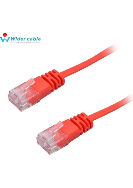 1.1mm Kalınlık RJ45 Cat6 Gigabit Ethernet Ağı Lan Utp Kablo Yama Kablosu 2m 7ft Kırmızı Renk (Yurt Dışından) fiyatları
