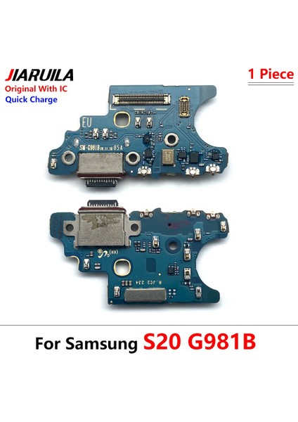 Orijinal USB Şarj Aleti Kurulu Flex Samsung Galaxy S20 S21 Artı Ultra Fe 4g 5g G981B USB Bağlantı Noktası Konnektörü Dock Esnek Şarj Kablosu (Yurt Dışından) fırsatları
