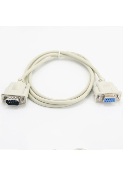 1.5 M Seri RS232 9-Pin Erkek Kadın Db9 9-Pin Dönüştürücü Uzatma Aktarım Veri Kablosu Bilgisayar Anahtarları Konsol Hattı (Yurt Dışından) fiyatları