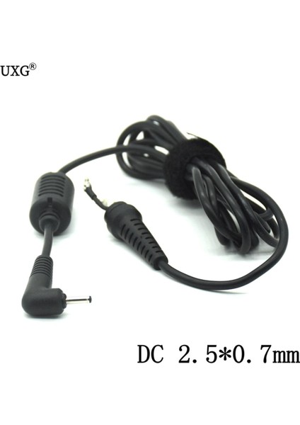 2.5x0.7mm Dc Güç Adaptörü Ucu Fiş Soketli Konnektör Kordon ile Orijinal Kablo Asus Eeepc EXA1004EH X101CH 1001PXD 1015BM (Yurt Dışından)