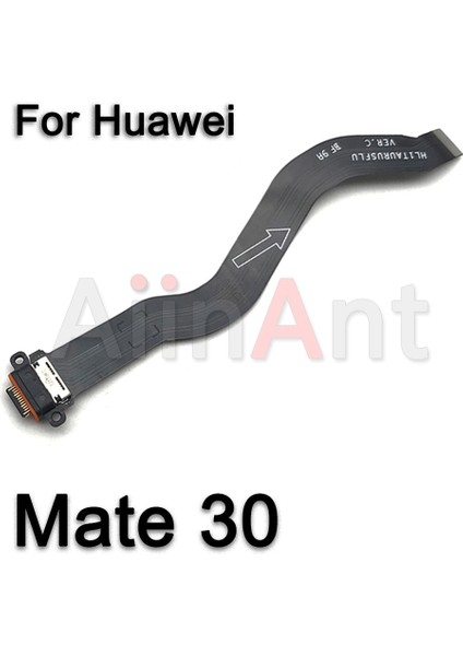 San Gold USB Şarj Aleti Kurulu Bağlantı Noktası Konektörü Mic Dock Esnek Şarj Kablosu Huawei Mate 7 8 9 10 20 20X30 Lite Pro 4g 5g Telefon Parçaları (Yurt Dışından)