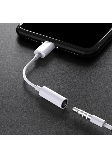 Yıldırım Kulaklık Adaptörü Yıldırım 3 5 mm Jak Adaptörü Konektörü IPhone 13 12 11 Pro Max Xs Xr x 3.5mm Jack (Yurt Dışından)