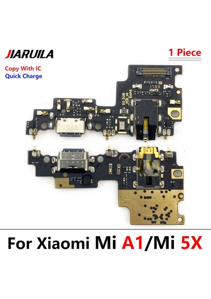 Yeni Xiaomi Mi A1 A2 5x 6x A3 Lite USB Girişli Şarj Cihazı Dock Fiş Konnektörü Şarj Kartı Flex Kablo Mikrofon Mikrofon Kurulu (Yurt Dışından)