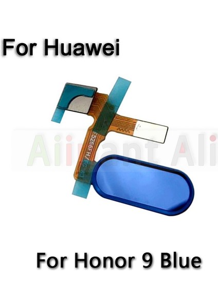 Orijinal Arka Ana Düğme Anahtar Bağlantısı Dokunmatik Kımlık Tarayıcı Parmak Izi Sensörü Flex Kablo Şerit Huawei Onur 9 9i 9x Lite (Yurt Dışından)