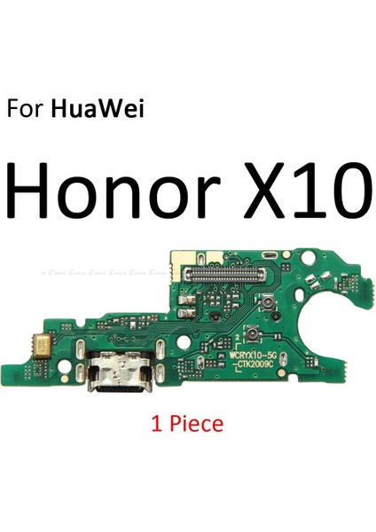 USB Şarj Portu Dock Fiş Konnektörü Şarj Panosu Mic Flex Kablo ile Huawei Onur Için 9A 9s 9c 9x Premium Pro 8s 10X Lite (Yurt Dışından)