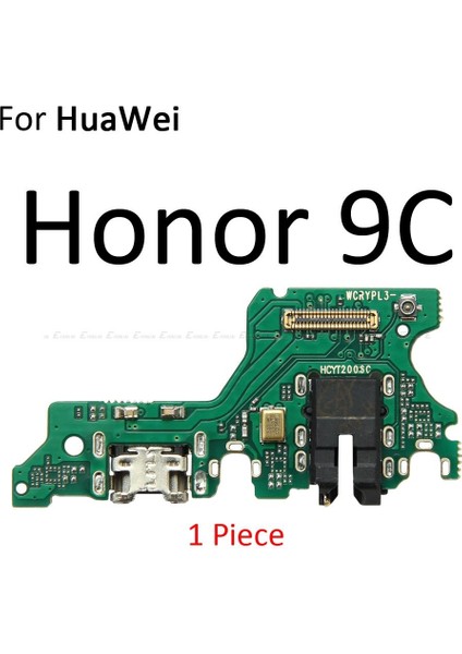 USB Şarj Portu Dock Fiş Konnektörü Şarj Panosu Mic Flex Kablo ile Huawei Onur Için 9A 9s 9c 9x Premium Pro 8s 10X Lite (Yurt Dışından)