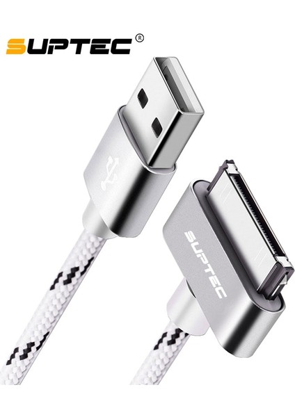 Suptec 30 Pin USB Kablosu iPhone 4 S 4 3gs iPad 1 2 3 Ipod Nano Itouch Şarj Aleti Kablosu Hızlı Şarj Data Sync Adaptör Kablosu (Yurt Dışından)
