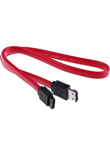Esata Sata Kablosu Seri Ata Harici Sata Kablosu Adaptörü 7 Pin Erkek Dönüştürücü Adaptör Kablosu Korumalı Kablo 0.5 M/ 1 M (Yurt Dışından)
