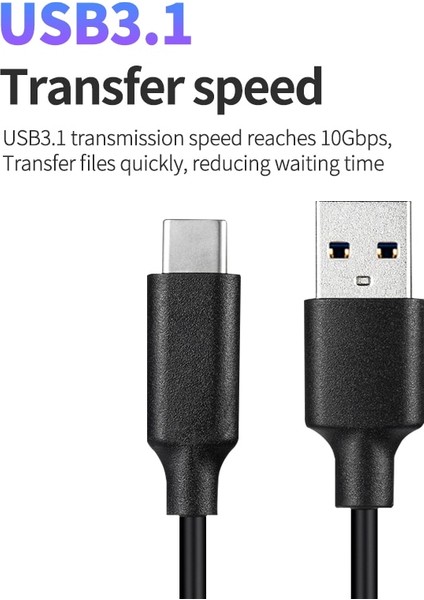 Tip C Veri Kablosu USB 3.1 Cep Telefonu Hızlı Şarj USB A'dan USB C'ye Şarj Kablosu Siyah Tel 0.15M 0.2m 0.3m 0.5m 1m 1.5m 2m 3m (Yurt Dışından) fiyatları