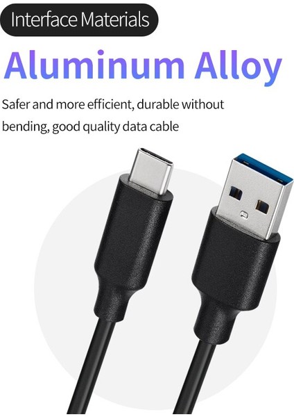 Tip C Veri Kablosu USB 3.1 Cep Telefonu Hızlı Şarj USB A'dan USB C'ye Şarj Kablosu Siyah Tel 0.15M 0.2m 0.3m 0.5m 1m 1.5m 2m 3m (Yurt Dışından) modelleri