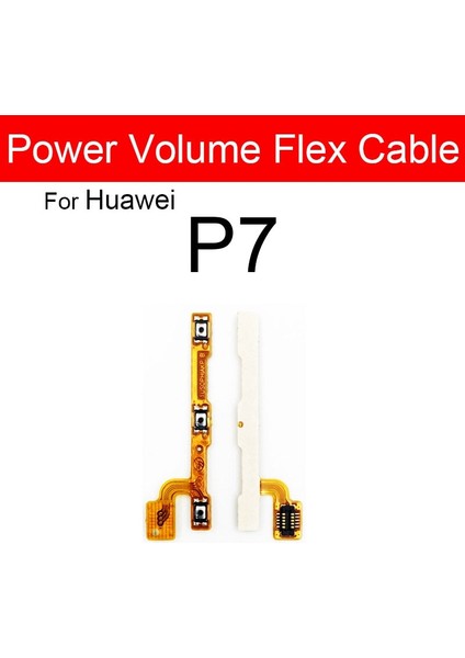 Güç Ses Düğmeleri Flex Kablo Huawei P7 P8 P9 P10 P20 Pro P10 P9 Artı P9 P8 Lite Mini 2016 2017 Yan Tuşları Anahtarı Flex Parça (Yurt Dışından)