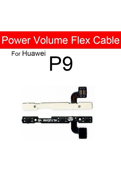 Güç Ses Düğmeleri Flex Kablo Huawei P7 P8 P9 P10 P20 Pro P10 P9 Artı P9 P8 Lite Mini 2016 2017 Yan Tuşları Anahtarı Flex Parça (Yurt Dışından)