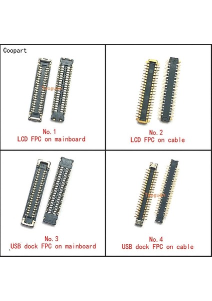 Adet LCD Ekran Fpc Konektörü USB Şarj Dock Bağlantı Noktası Anakart/kablo/flex Redmi Için Not 7 Not 8 8 T Not 7 Pro Not 8 Pro (Yurt Dışından)