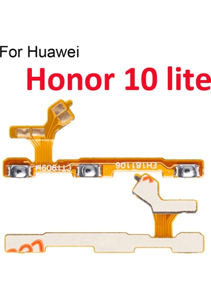 Adet On Off Düğmesi Ket Flex Kablo Değiştirme Huawei Honor 8 9 10 8c 8x Max 8 9 10 Lite Güç Hacmi Yan Düğme Flex (Yurt Dışından)