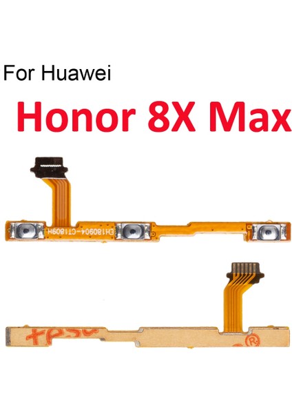 Adet On Off Düğmesi Ket Flex Kablo Değiştirme Huawei Honor 8 9 10 8c 8x Max 8 9 10 Lite Güç Hacmi Yan Düğme Flex (Yurt Dışından)