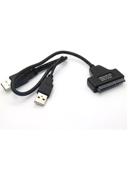 2 Bağlantı Noktası Siyah USB 2.0 - Sata 22 Pin 7+15 Pin Adaptör Kablosu, 2.5 Için (Yurt Dışından) fiyatları