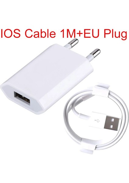 1m 2m USB Şarj Kablosu Ab Tak USB Şarj Aleti iPhone 6 6s 7 8 Artı x Xr Xs 11 Pro Max 5s Se Telefon Duvar Şarj Cihazı Veri Kablosu (Yurt Dışından)