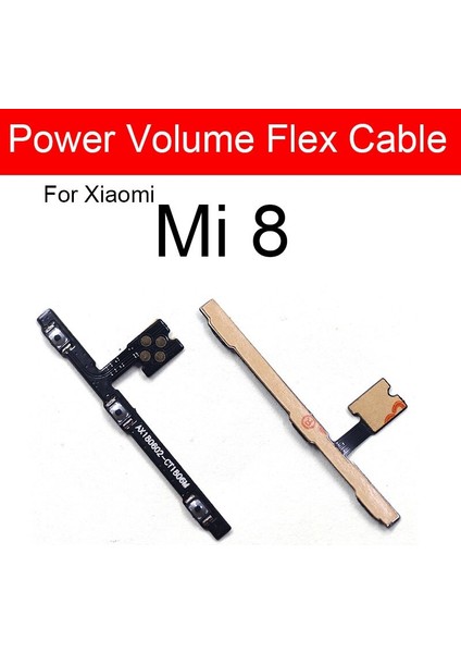 Güç Açma Kapama Düğmesi Ses Yan Anahtar Flex Kablo Xiaomi Mi 8 9 Cc9 CC9E 9t Pro 8se 9 Se Not 10 Pro Lite Yedek Parçalar (Yurt Dışından) fiyatları
