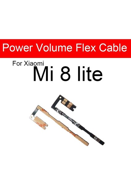 Güç Açma Kapama Düğmesi Ses Yan Anahtar Flex Kablo Xiaomi Mi 8 9 Cc9 CC9E 9t Pro 8se 9 Se Not 10 Pro Lite Yedek Parçalar (Yurt Dışından) modelleri