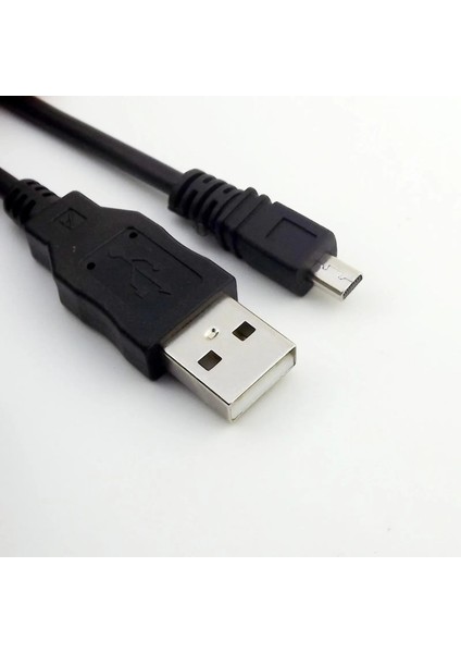 1 Adet USB 2.0 A Erkek - Mini B 8 Pin Veri Kablo Kordonu Nikon Uc-E6 D-Serisi D5100 1 M (Yurt Dışından)