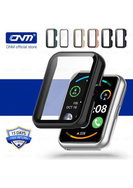 Pc Sert Ekran Koruyucu Kılıf Için Huawei Izle Fit 2 Koruyucu Bumpc Sert Anti-Scratch Temperli Cam Kılıf Kapak Aksesuarları (Yurt Dışından)