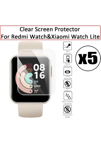 Yumuşak Ekran Koruyucu Için Xiaomi Redmi Izle Mi Akıllı Saat Lite Anti-Scratch Tam Kapsama Hidrojel Koruyucu Film Aksesuarları (Yurt Dışından)