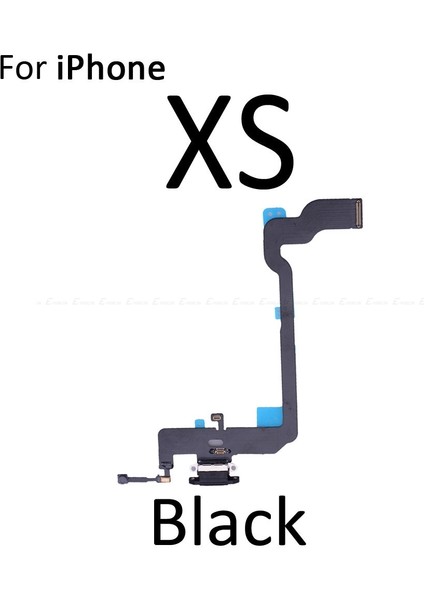 USB Şarj Aleti Fişi Şarj Portu Yuva Konnektörü Flex Kablo iPhone Xr x Xs Max Se 2020 2022 Se2 Mikrofon ile Mikrofon Flex Kablo (Yurt Dışından)