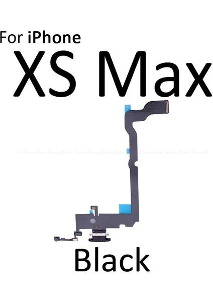 USB Şarj Aleti Fişi Şarj Portu Yuva Konnektörü Flex Kablo iPhone Xr x Xs Max Se 2020 2022 Se2 Mikrofon ile Mikrofon Flex Kablo (Yurt Dışından)