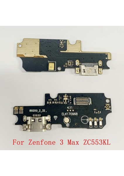 USB Şarj Portu Konnektörü Flex Kablo Asus Zenfone 4 Max Için ZC520KL Zenfone 3 Max ZC553KL Zenfone 3 Zoom ZE553KL (Yurt Dışından)