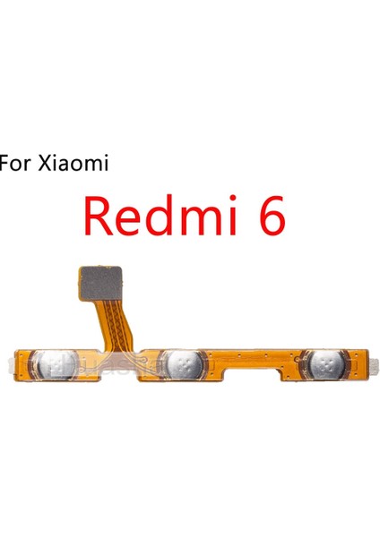 Xiaomi Redmi Için 8 7 6 Pro 7A Not 6 7 8 Pro Güç Ses Düğmesi Açma Kapama Düğmesi Flex Kablo (Yurt Dışından)