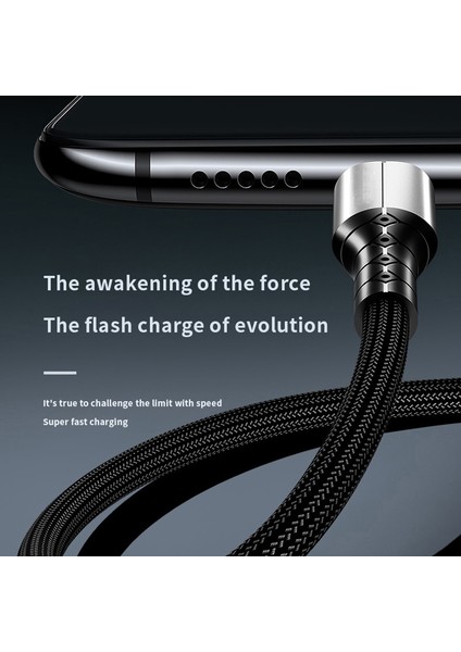 3A Hızlı Şarj USB Veri Kablosu 0.3/1/1.5 M USB A'dan 8 Pin'e Kablo iPhone Şarj Cihazı Naylon Örgü Kablosu iPhone 14 13 12 Pro Max (Yurt Dışından)