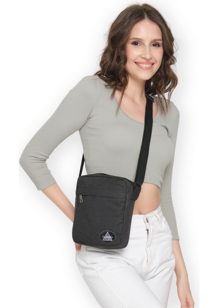 Geniş Ön Cepli Unisex Free Bag Omuz Askılı Çanta Çapraz Askılı Çanta