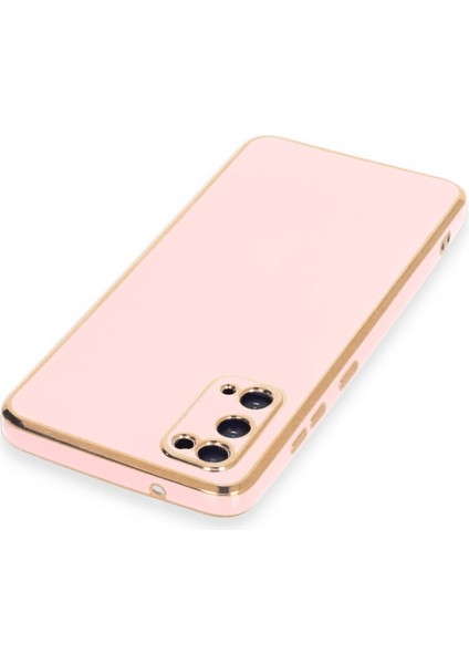 Samsung Galaxy S20 Kılıf Volet Silikon - Pembe 277097