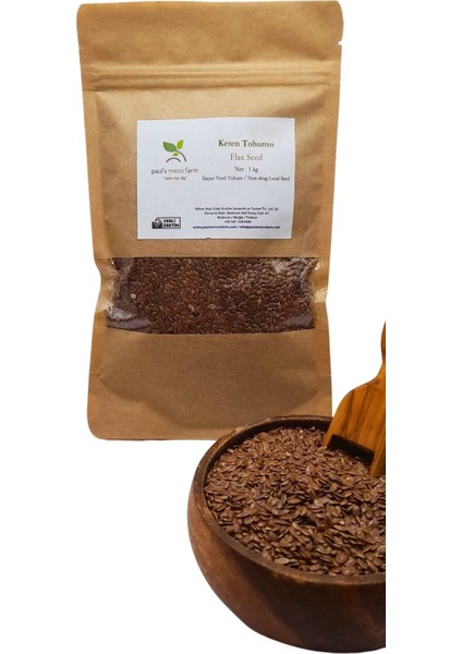 Pauls Micro Farm Glutensiz Keten Tohumu 500 gr