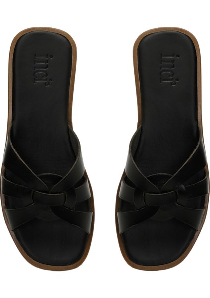 Incı Nıcole 4fx Siyah Kadın Düz Terlik fırsatları