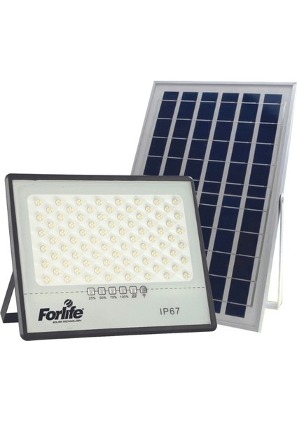 N&D Lighting Forlife 300 Watt Güneş Enerjili Solar Projektör