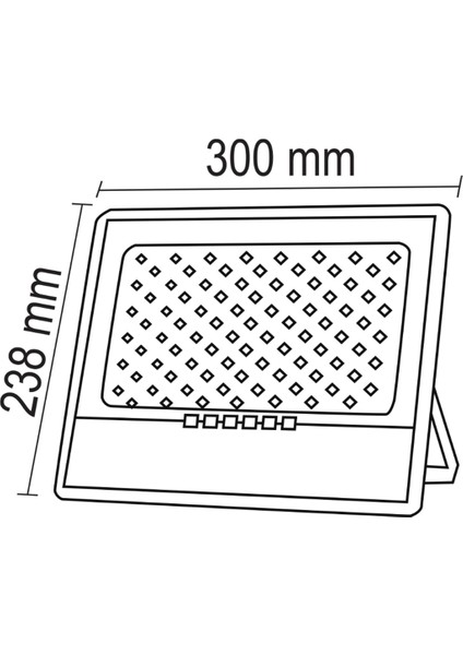 N&D Lighting Forlife 300 Watt Güneş Enerjili Solar Projektör