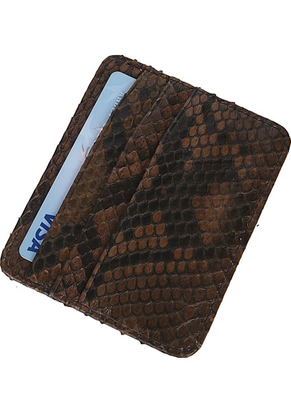 Gerçek Yılan Derisi Unisex Kartlık