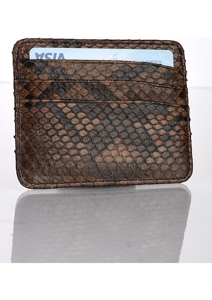 Gerçek Yılan Derisi Unisex Kartlık