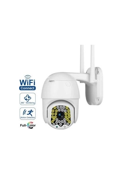 Blic Blm-04 Full Hd 1080P IP66 Wifi Akıllı Haraket Sensörlü Takip 4x Zoom Su Geçirmez Ip Kamera