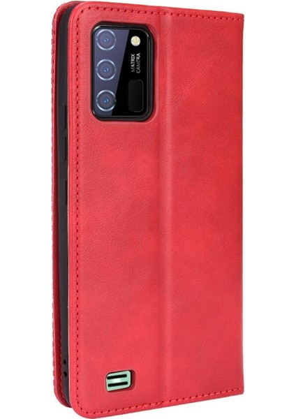 Oukitel C25 Manyetik Kapatma Pu Deri Cüzdan Için Kılıf (Yurt Dışından)