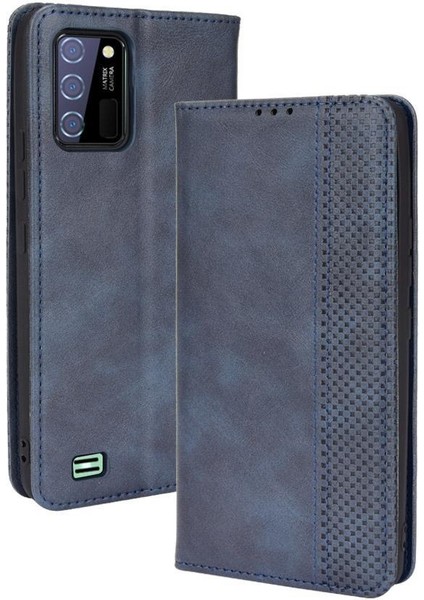 Oukitel C25 Manyetik Kapatma Pu Deri Cüzdan Için Kılıf (Yurt Dışından)