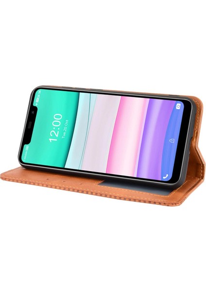 Oukitel C22 Pu Deri Cüzdan Manyetik Kapatma Için Kılıf (Yurt Dışından) modelleri